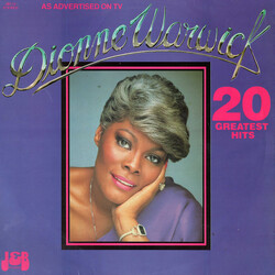 Dionne Warwick 20 Greatest Hits Vinyl LP USED