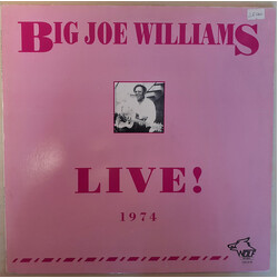 Big Joe Williams Live! 1974 Vinyl LP USED