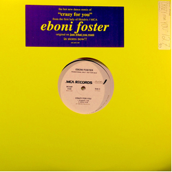 Eboni Foster Crazy For You Vinyl 12" USED