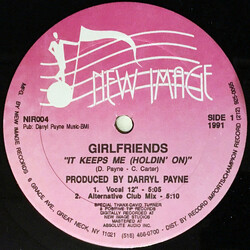 Girlfriends (5) It Keeps Me (Holdin' On) USED VINYL 12INCH 33 S RPM