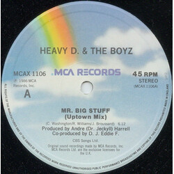 Heavy D. & The Boyz Mr. Big Stuff USED VINYL 12INCH 45 RPM