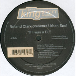 Roland Clark / Urban Soul If I Was A DJ USED VINYL 12INCH 33 S RPM