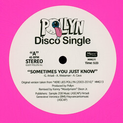 Pollyn Sometimes You Just Know / Too Late To Change The Past USED VINYL 12INCH