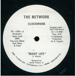 Clockwork (3) Night Life USED VINYL 12INCH 33 S RPM PROMO