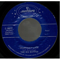 Big Bopper Chantilly Lace / Big Bopper's Wedding USED VINYL 7INCH 45 RPM SINGLE REISSUE STYRENE