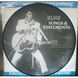 Elvis Presley Songs & Statements Vinyl LP USED