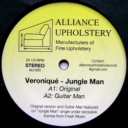 Veroniqué Jungle Man USED VINYL 12INCH 33 S RPM 45 RPM LIMITED EDITION REISSUE