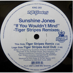 Sunshine Jones If You Wouldn't Mind (Tiger Stripes Remixes) USED VINYL 12INCH