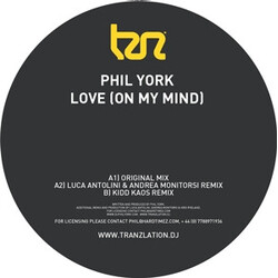 Phil York Love (On My Mind) USED VINYL 12INCH