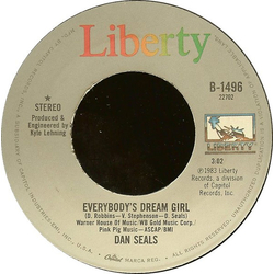 Dan Seals Everybody's Dream Girl Vinyl 7" USED