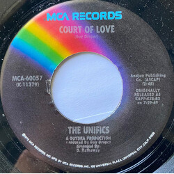 The Unifics Court Of Love / The Beginning Of My End USED VINYL 7INCH 45 RPM SINGLE REISSUE