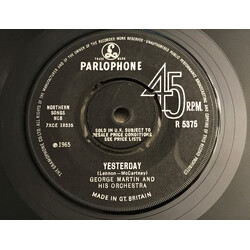 George Martin And His Orchestra Yesterday USED VINYL 7INCH 45 RPM SINGLE MONO