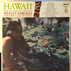Webley Edwards / The Hawaii Calls Orchestra "Hawaii" The Island Of Dreams Vinyl LP USED