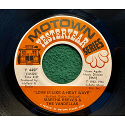 Martha Reeves & The Vandellas Love Is Like A Heat Wave / Come And Get These Memories USED VINYL 7INCH 45 RPM SINGLE