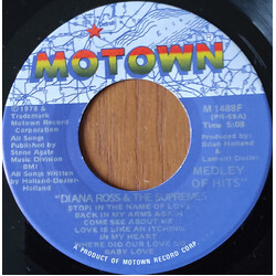 The Supremes Medley Of Hits USED VINYL 7INCH 45 RPM SINGLE