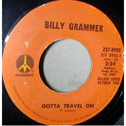 Billy Grammer Gotta Travel On USED VINYL 7INCH SINGLE REISSUE