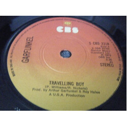 Art Garfunkel Travelling Boy Vinyl 7" USED