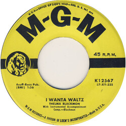 Thelma Blackmon I Wanta Waltz / Two Empty Chairs USED VINYL 7INCH 45 RPM
