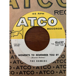 The Romeos (3) Moments To Remember You By USED VINYL 7INCH 45 RPM SINGLE