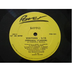 Koto Visitors (Swedish Remix) USED VINYL 12INCH 45 RPM
