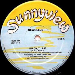 Newcleus Jam On It USED VINYL 12INCH 33 S RPM SINGLE