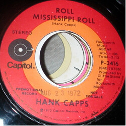 Hank Capps Roll Mississippi Roll USED VINYL 7INCH 45 RPM PROMO