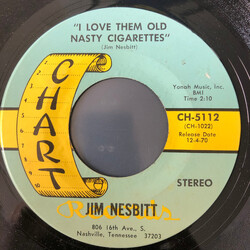 Jim Nesbitt I Love Them Old Nasty Cigarettes / Nice Guys Always Finish Last USED VINYL 7INCH 45 RPM PROMO