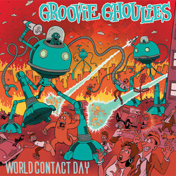 Groovie Ghoulies World Contact Day Vinyl LP USED