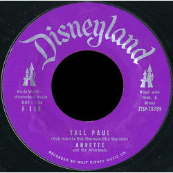 Annette (7) / The Afterbeats Tall Paul Vinyl 7" USED
