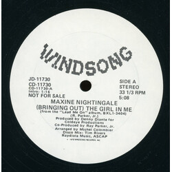Maxine Nightingale (Bringing Out) The Girl In Me / Hideaway USED VINYL 12INCH 33 S RPM PROMO