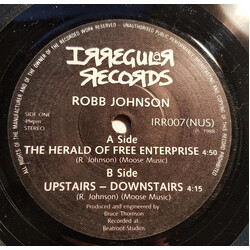Robb Johnson The Herald Of Free Enterprise USED VINYL 7INCH