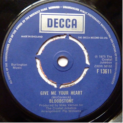 Bloodstone Give Me Your Heart Vinyl 7" USED
