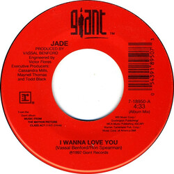 Jade (3) I Wanna Love You USED VINYL 7INCH