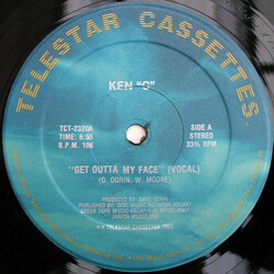 Ken "C" Get Outta My Face USED VINYL 12INCH 33 S RPM STEREO