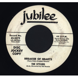 The Stylers (2) Breaker Of Hearts Vinyl 7" USED