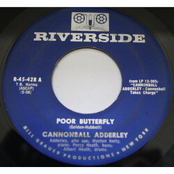 Cannonball Adderley Poor Butterfly / Serenata USED VINYL 7INCH 45 RPM SINGLE