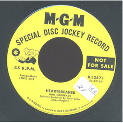 Ron Hargrave Heartbreaker USED VINYL 7INCH 45 RPM PROMO