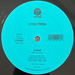 Cybotron Clear USED VINYL 12INCH 33 S RPM REISSUE