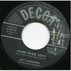 Guy Lombardo And His Royal Canadians More Than Love / Come Back USED VINYL 7INCH 45 RPM SINGLE