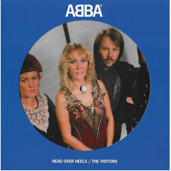 ABBA Head Over Heels / The Visitors USED VINYL 7INCH 45 RPM SINGLE PICTURE DISC REISSUE