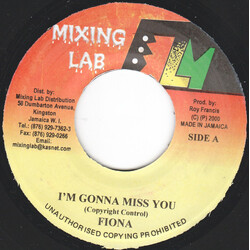 Fiona (5) I'm Gonna Miss You USED VINYL 7INCH 45 RPM