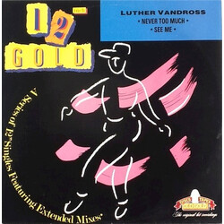 Luther Vandross Never Too Much / See Me USED VINYL 12INCH 45 RPM