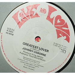 Johnny Osbourne / Hugo Barrington Greatest Lover / Lover's Rock Is Back Vinyl 12" USED