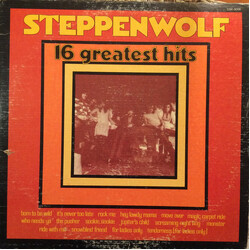 Steppenwolf 16 Greatest Hits Vinyl LP USED
