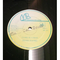 Shabba Ranks Come Fe A Man Vinyl 12" USED