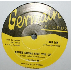 Thriller U Big Bamboo / Never Gonna Give You Up Vinyl 12" USED