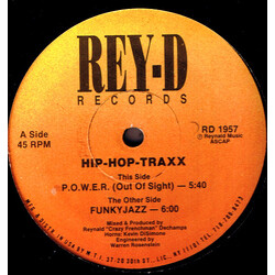 Hip-Hop-Traxx P.O.W.E.R. (Out Of Sight) / Funkyjazz USED VINYL 12INCH 33 S RPM