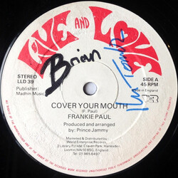 Frankie Paul / King Jammy All Stars Cover Your Mouth Vinyl 12" USED