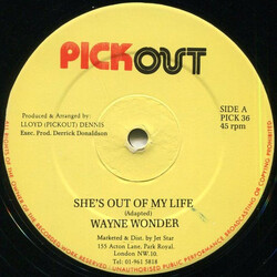 Wayne Wonder / Steve Knight (8) She's Out Of My Life / Sharing The Night Vinyl 12" USED