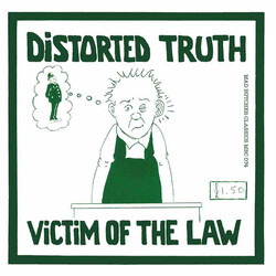Distorted Truth Victim Of The Law USED VINYL 7INCH EP REISSUE